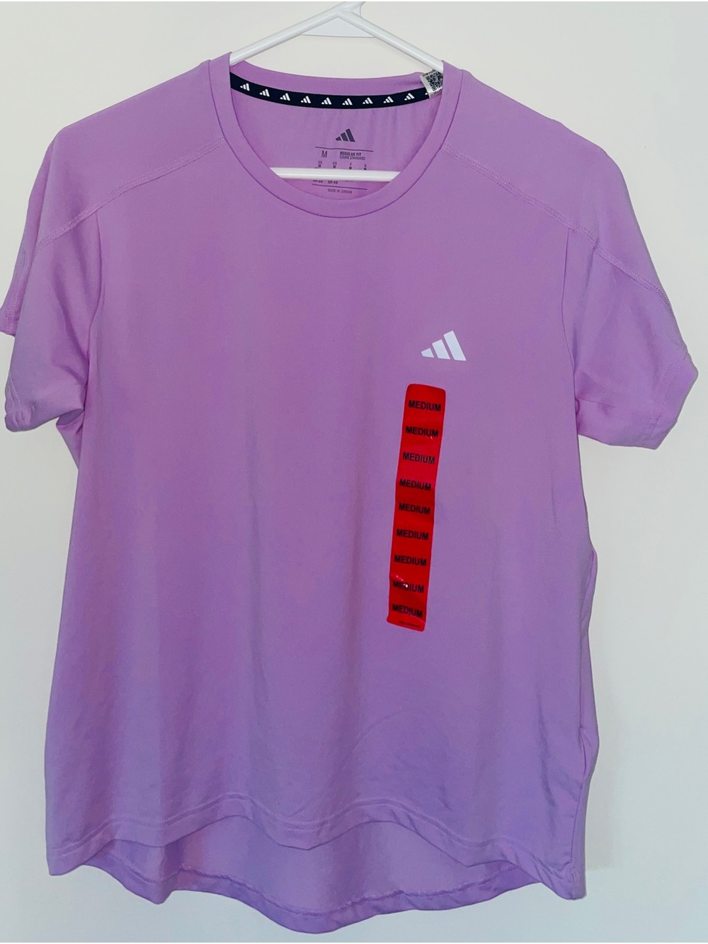 adidas Lavender Performance Tee